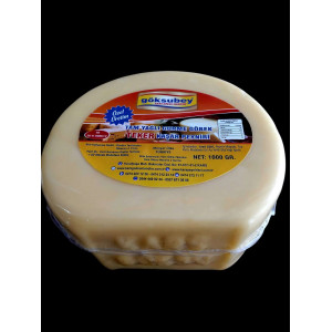 KARS GÖKSU MANDIRAGÖKSUBEY GURME GÖBEK TEKER KAŞAR 1KG VAKUMLU