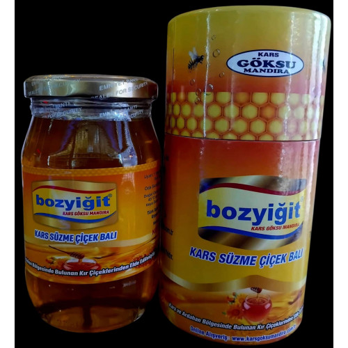 BOZYİĞİT ÖZEL ÜRETİM ŞEKERSİZ SÜZME ÇİÇEK BALI NET 450 GR