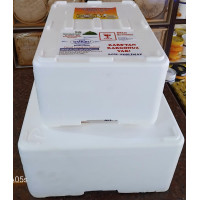SOĞUK ZİNCİR KÖPÜK KUTU +1 adet buz aküsü 5kg Ağırlık için 125 tl