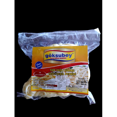 GÖKSUBEY YAĞLI ÇEÇİL PEYNİRİ 1 KG